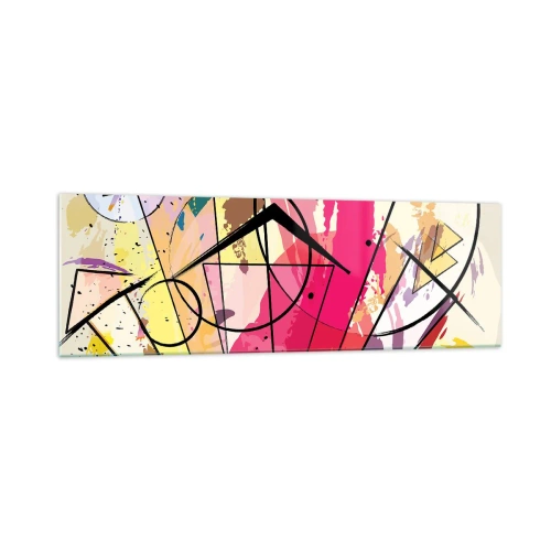 Obraz na skle - Výbuch - 160x50 cm