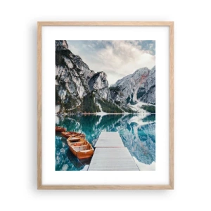 Plakát v rámu světlý dub - Ukážeme vám krásu - 40x50 cm