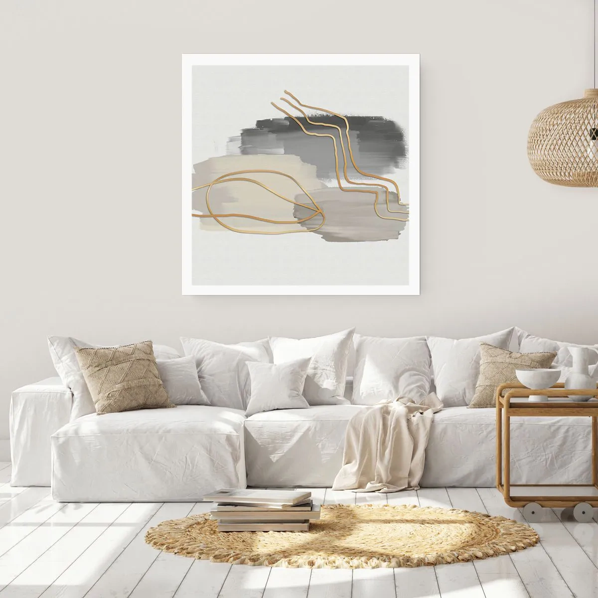 Plakát - Trvání a pohyb - 60x60 cm