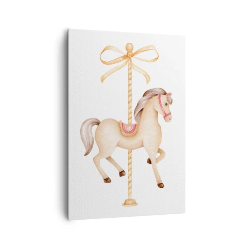 Obraz na plátně - Elegantním klusem - 70x100 cm