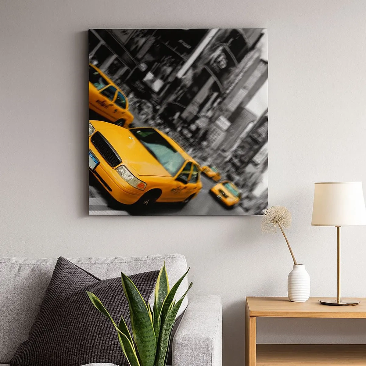 Obraz na plátně - Newyorské kapky slunce - 30x30 cm