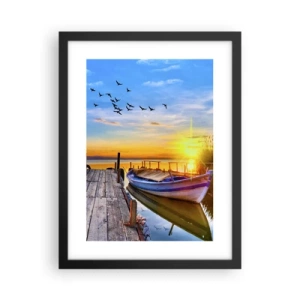 Plakát v černém rámu - Na shledanou zítra - 30x40 cm