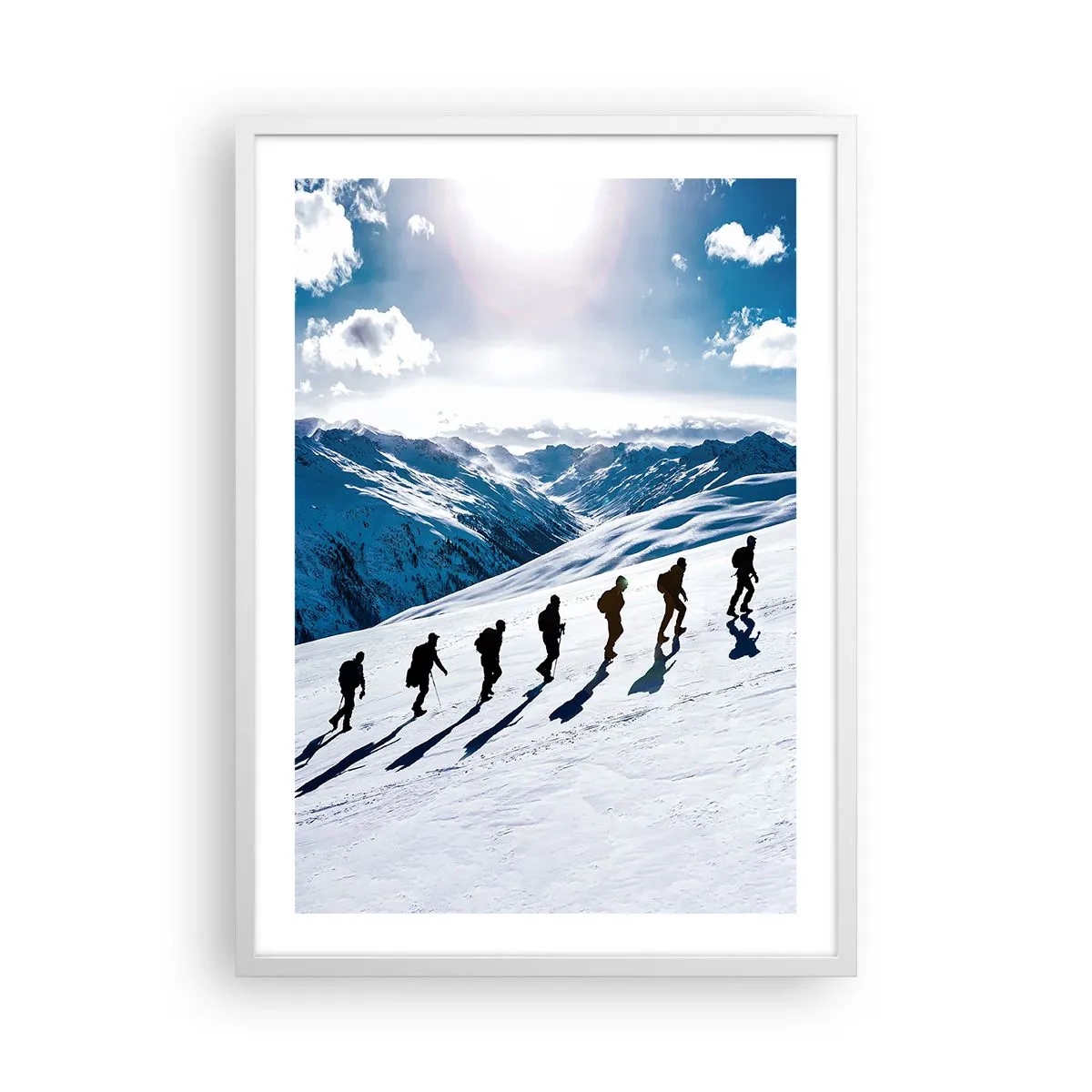 Plakát v bílém rámu - Tým dobývatelů - 50x70 cm