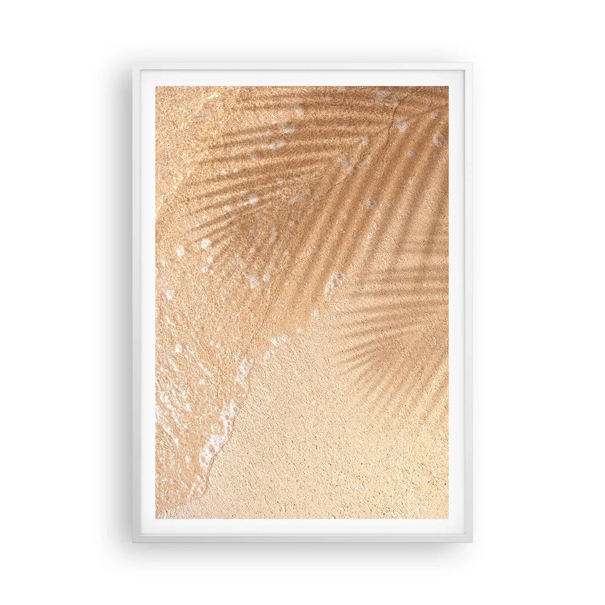 Plakát v bílém rámu - Stín horkého léta - 70x100 cm