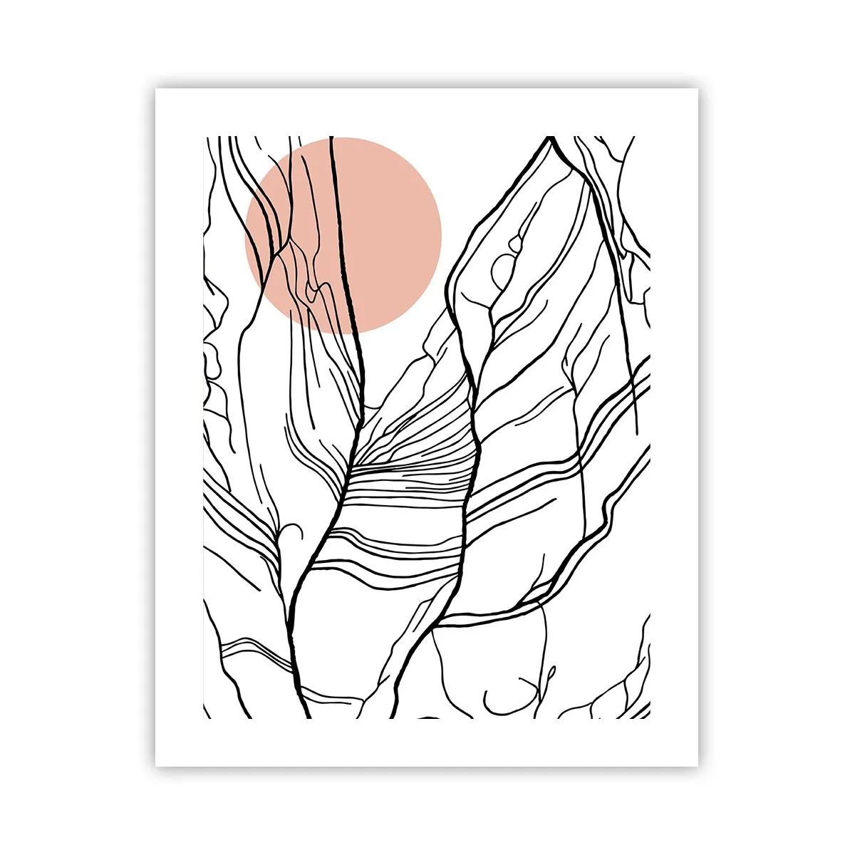 Plakát - V síti větviček - 40x50 cm