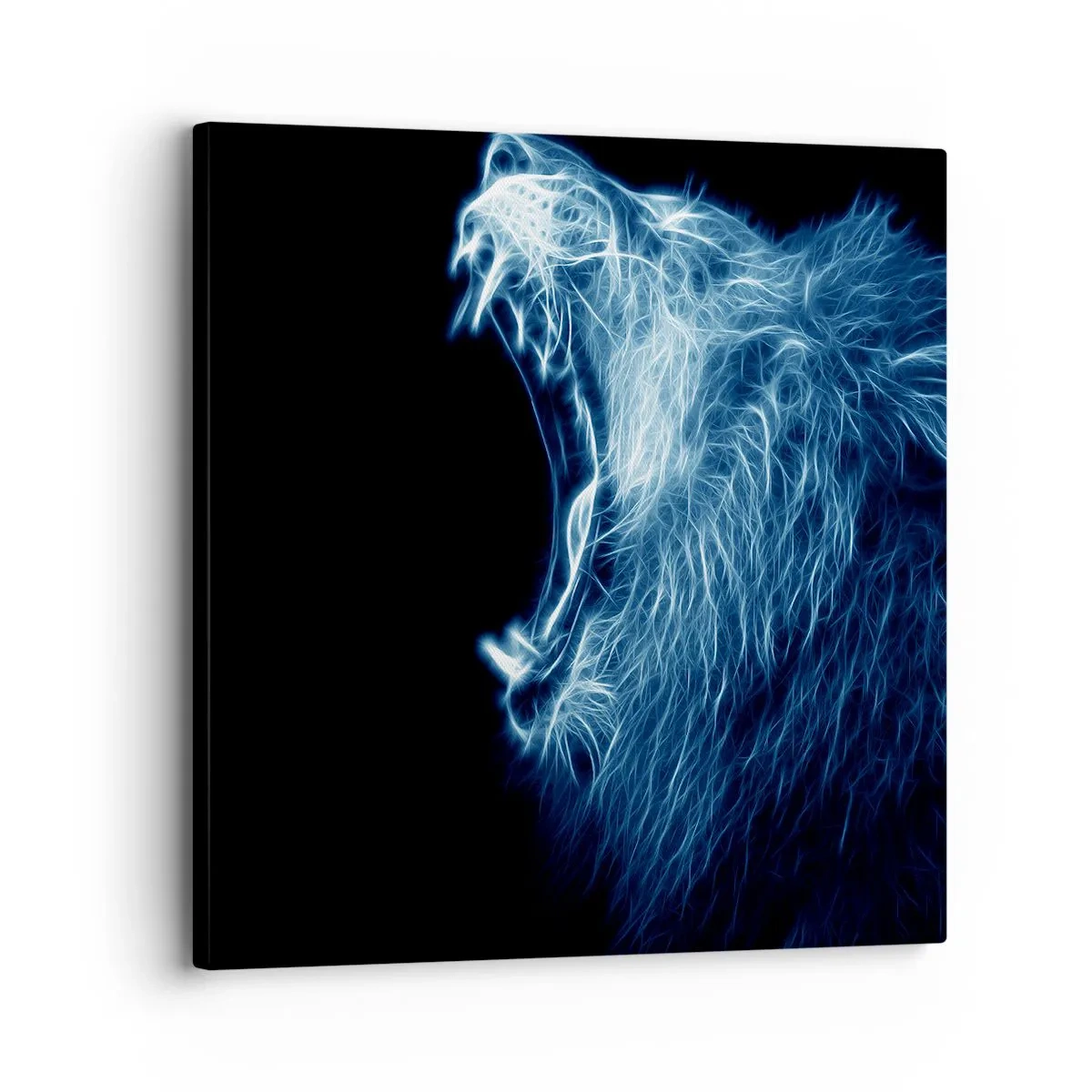 Obraz na plátně - Ohnivý hněv krále - 30x30 cm