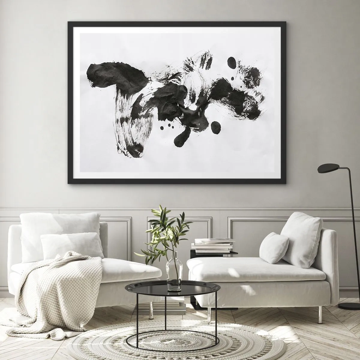 Plakát v černém rámu - Metoda v šílenství? - 70x50 cm