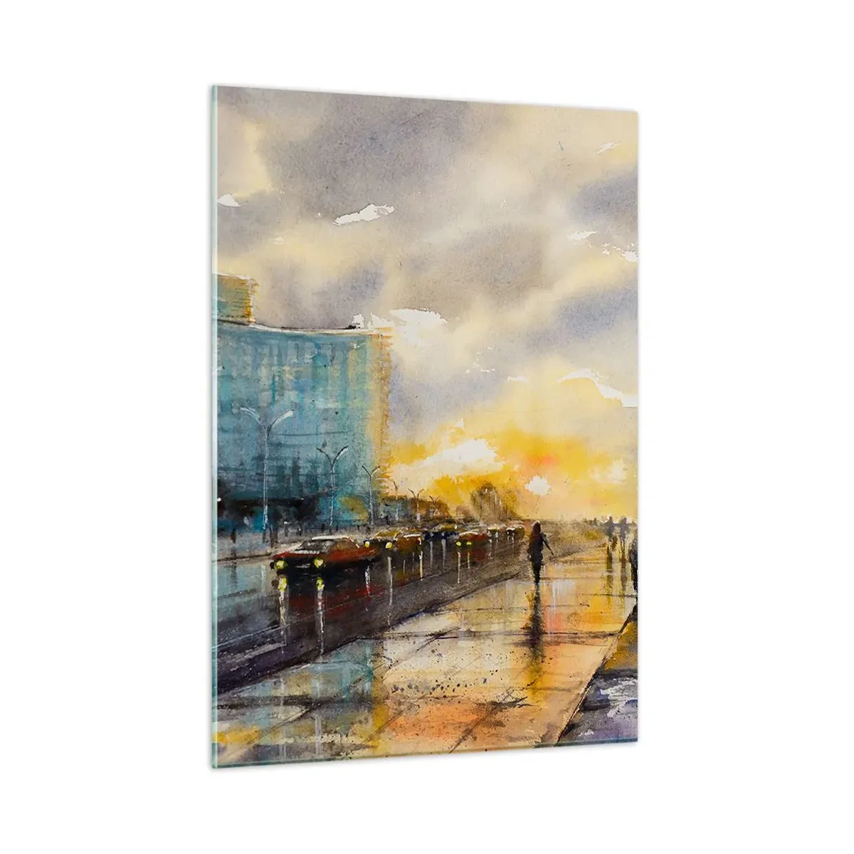 Obraz na skle - Život na pobřeží - 50x70 cm