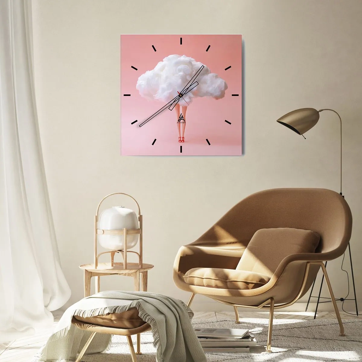 Nástěnné hodiny - Sladký slib - 30x30 cm