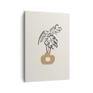 Obraz na plátně - Monstera – ozdoba pro domácnost - 50x70 cm