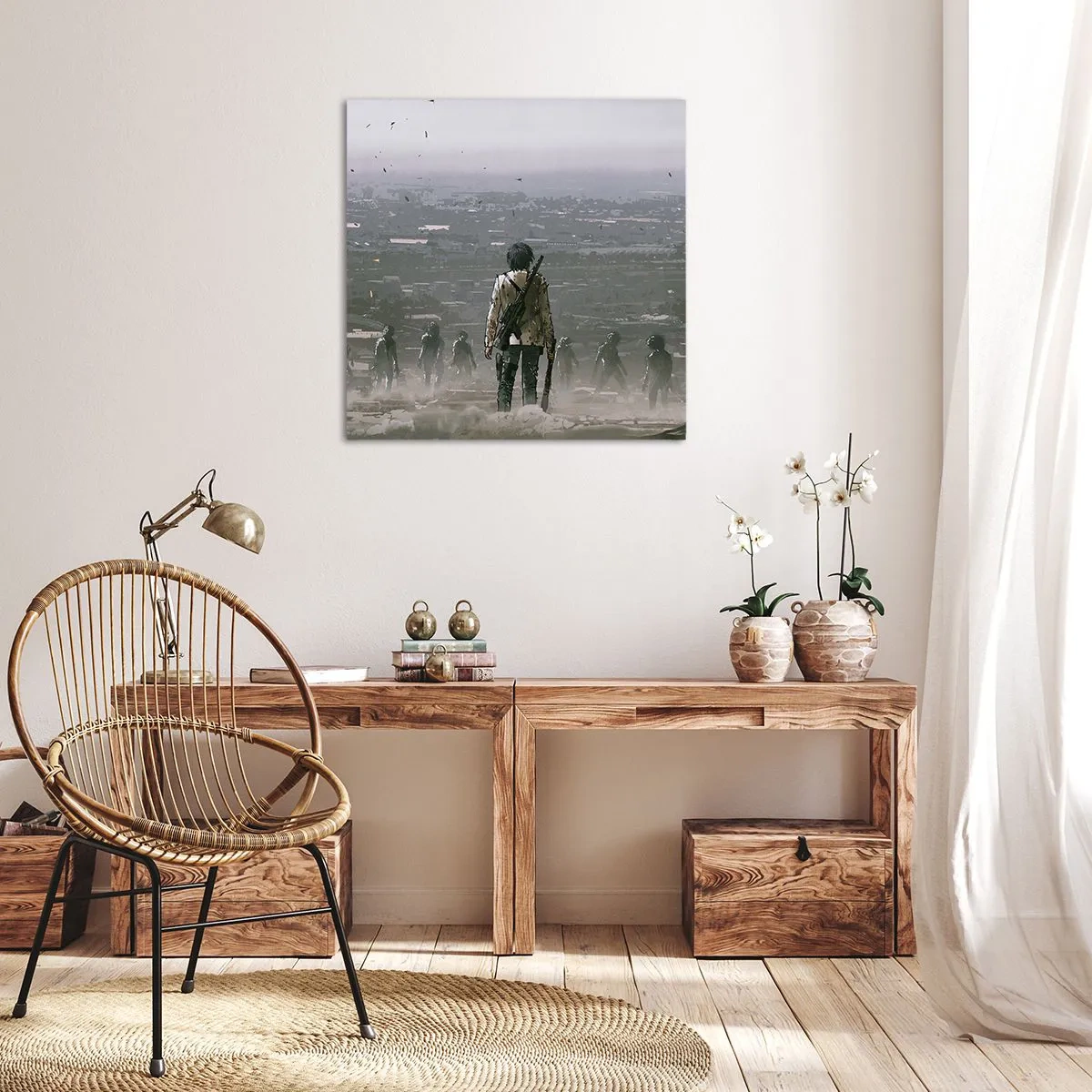 Obraz na plátně - Poslední spravedlivý? - 60x60 cm
