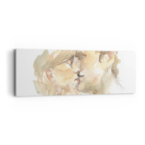 Obraz na plátně - Nalezena polovina? - 90x30 cm