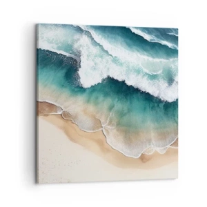 Obraz na plátně - Odvěké setkání - 60x60 cm