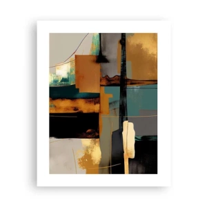 Plakát - Abstrakce – světlo a stín - 40x50 cm