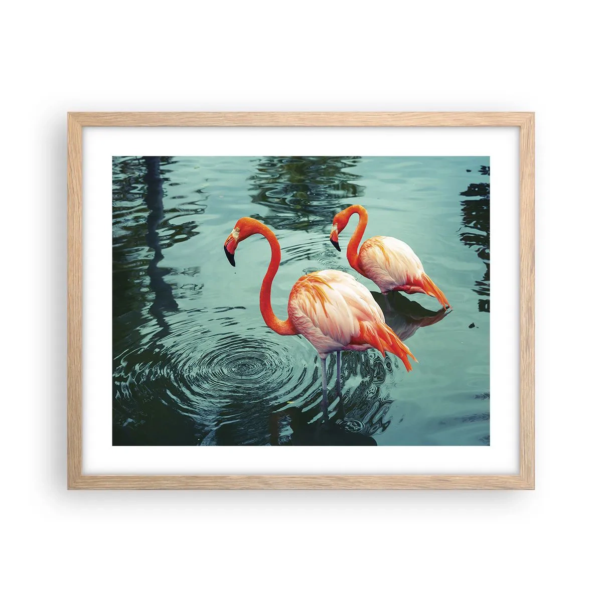 Plakát v rámu světlý dub - Nyní jsme v módě - 50x40 cm