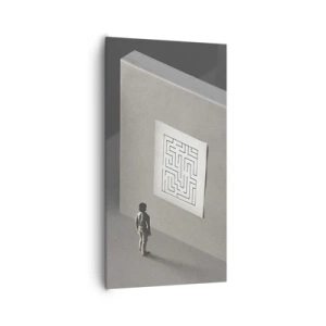 Obraz na plátně - Kde to ale jsem? - 65x120 cm