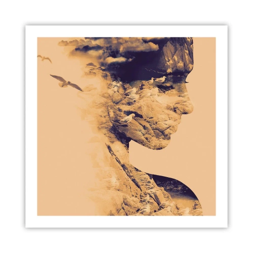 Plakát - Krásná od přírody - 60x60 cm