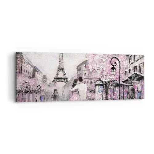 Obraz na plátně - Když se zamilovat, tak jenom v… - 90x30 cm