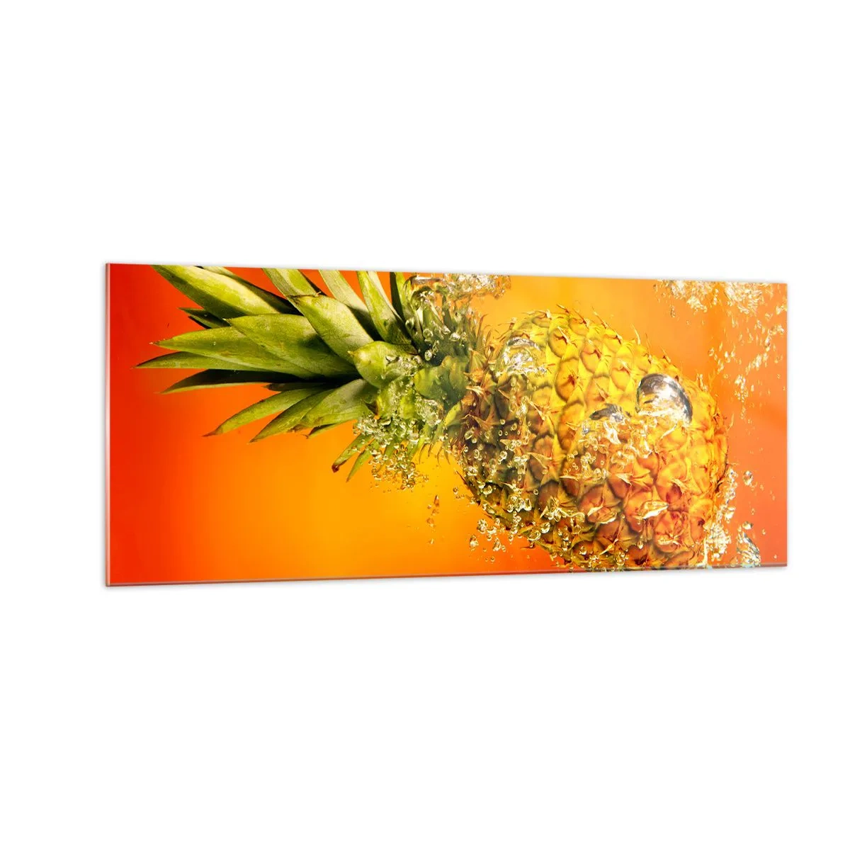Obraz na skle - Tropická šťavnatá svěžest - 100x40 cm