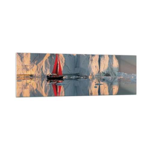 Obraz na skle - Na okraji světa - 160x50 cm
