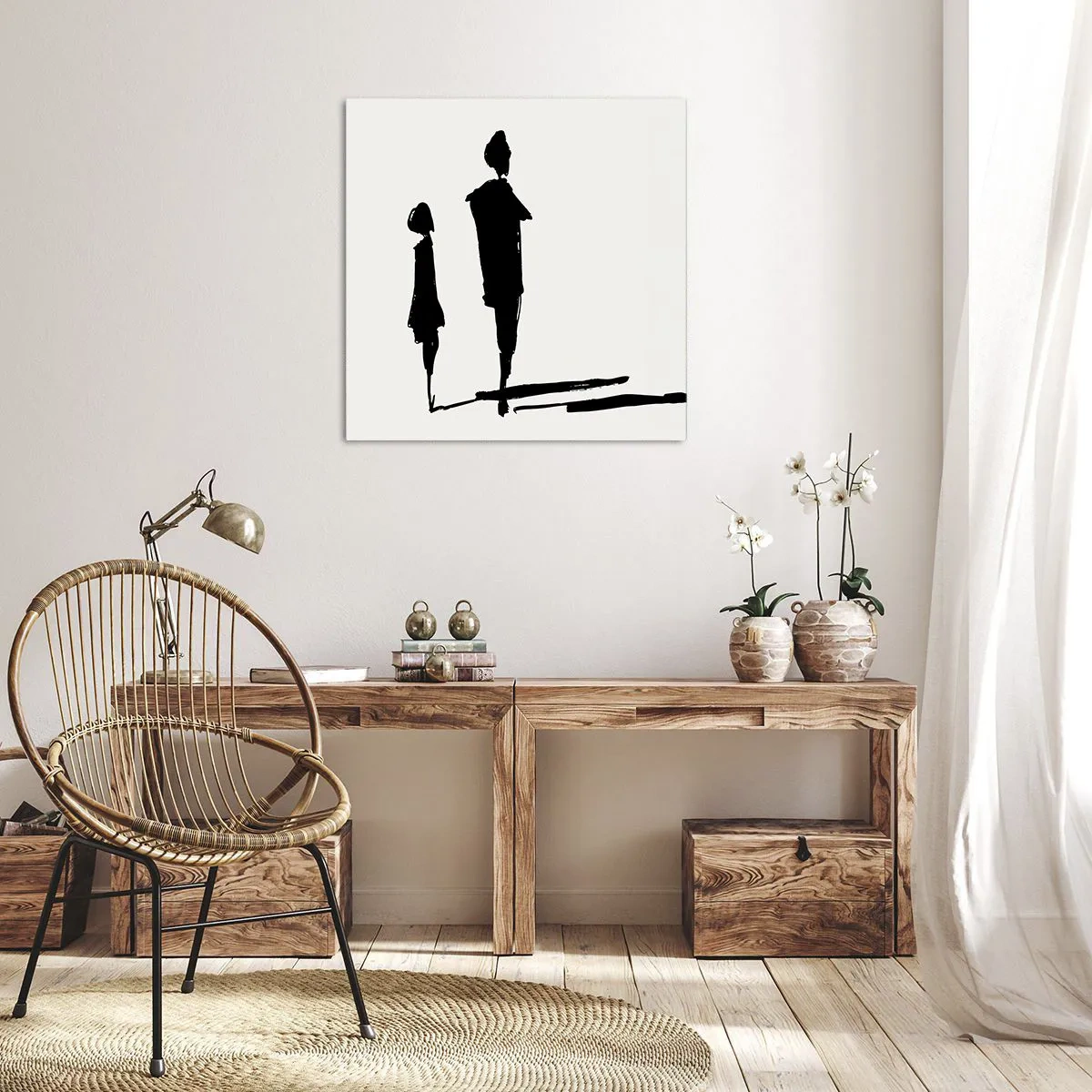 Obraz na plátně - Určitě spolu? - 50x50 cm