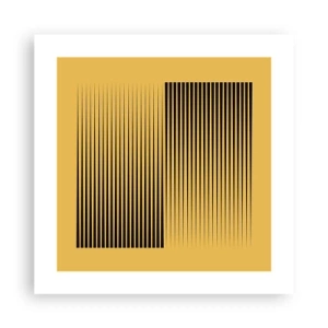 Plakát - Čtverec protikladů - 40x40 cm