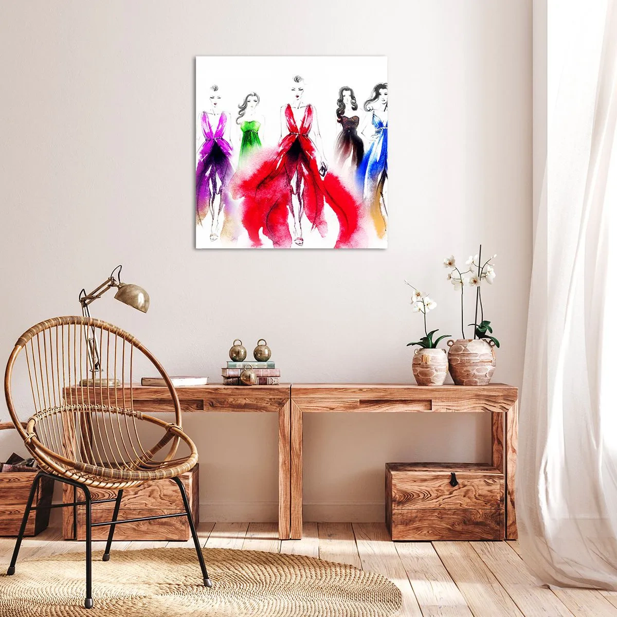 Obraz na plátně - Nálada na kostýmy - 70x70 cm