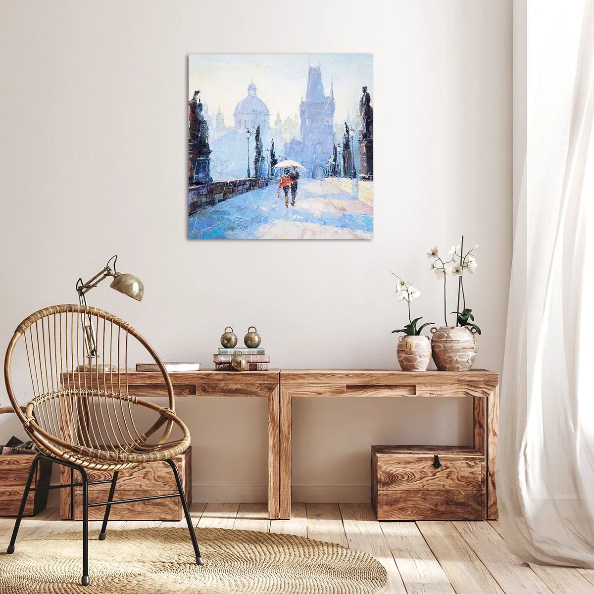 Obraz na plátně - Nás musel okouzlit déšť - 50x50 cm