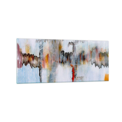 Obraz na skle - Klackem po vodě - 120x50 cm