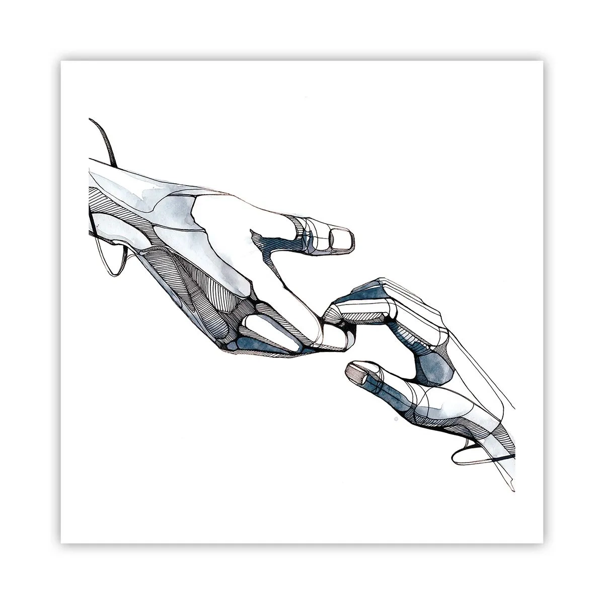 Plakát - Dobré gesto - 60x60 cm