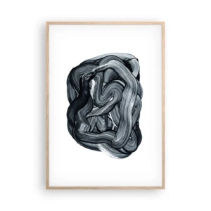 Plakát v rámu světlý dub - Není to tak jednoduché - 70x100 cm