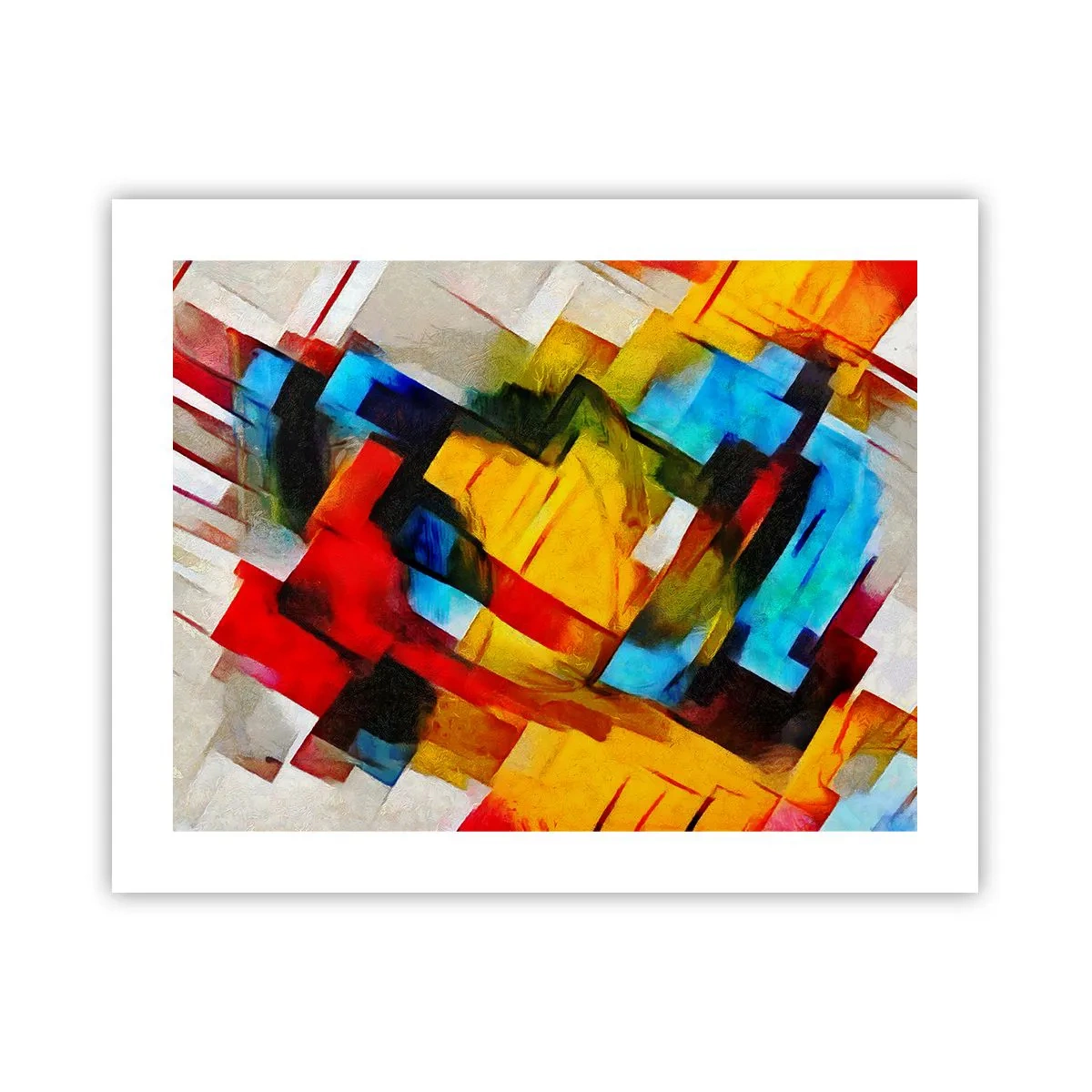 Plakát - Vícebarevné vrstvy - 50x40 cm