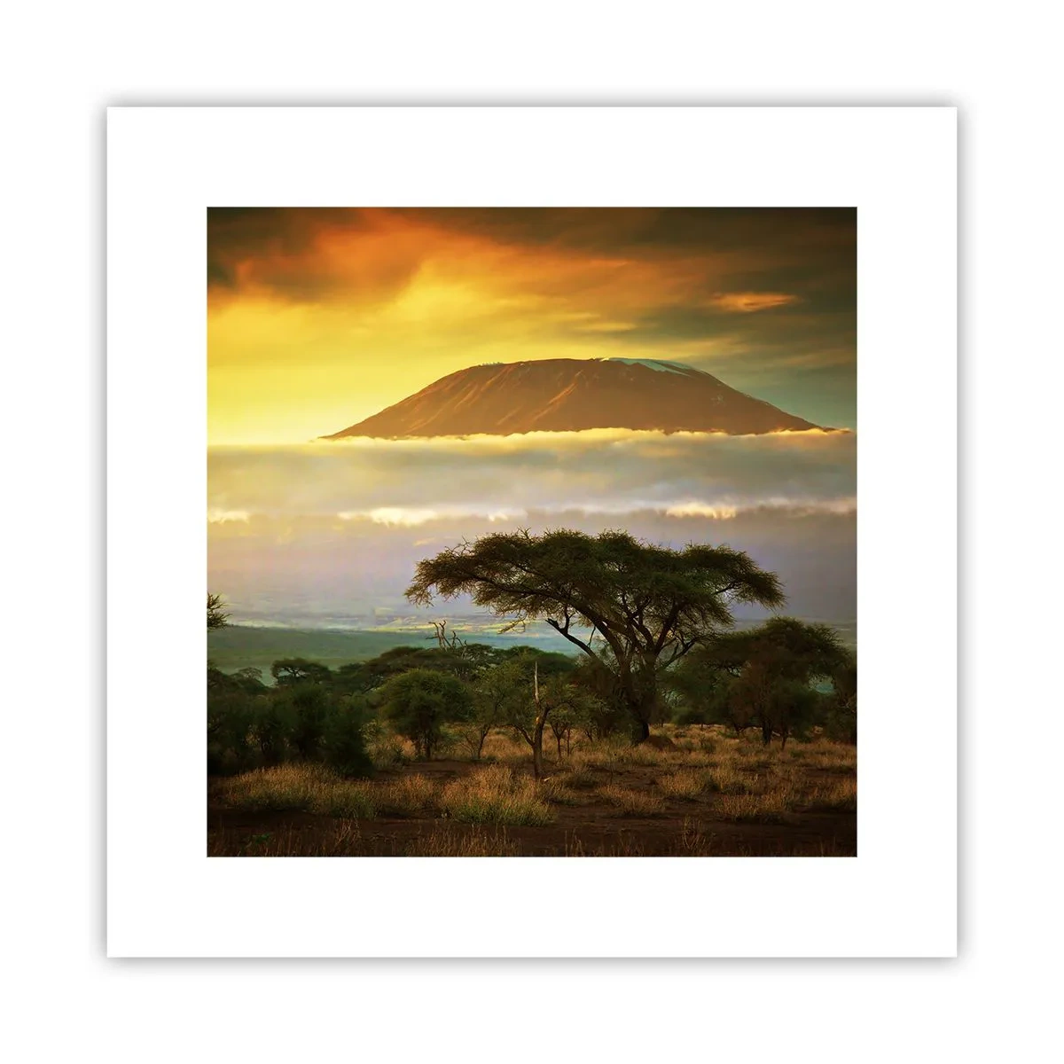 Plakát - Sen cestovatele - 30x30 cm