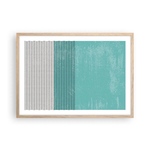 Plakát v rámu světlý dub - Vyvážená kompozice - 70x50 cm