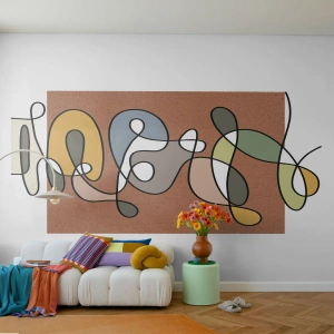 Fototapeta Premium Canvas - Abstrakce, která stojí za úsměv - Moderní, Abstrakce, Kus - 450x315 cm