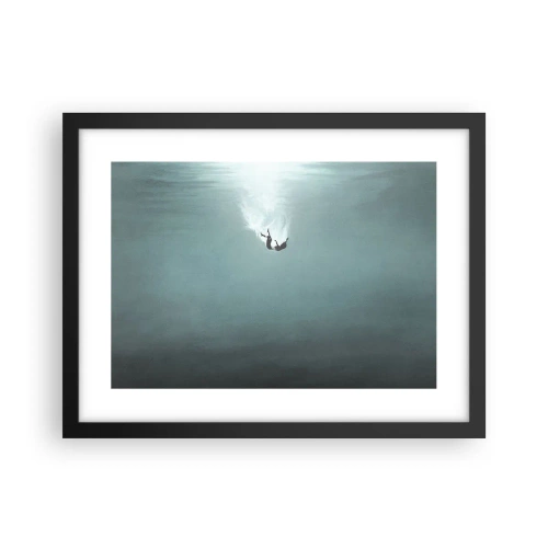 Plakát v černém rámu - V objetí oceánu - 40x30 cm