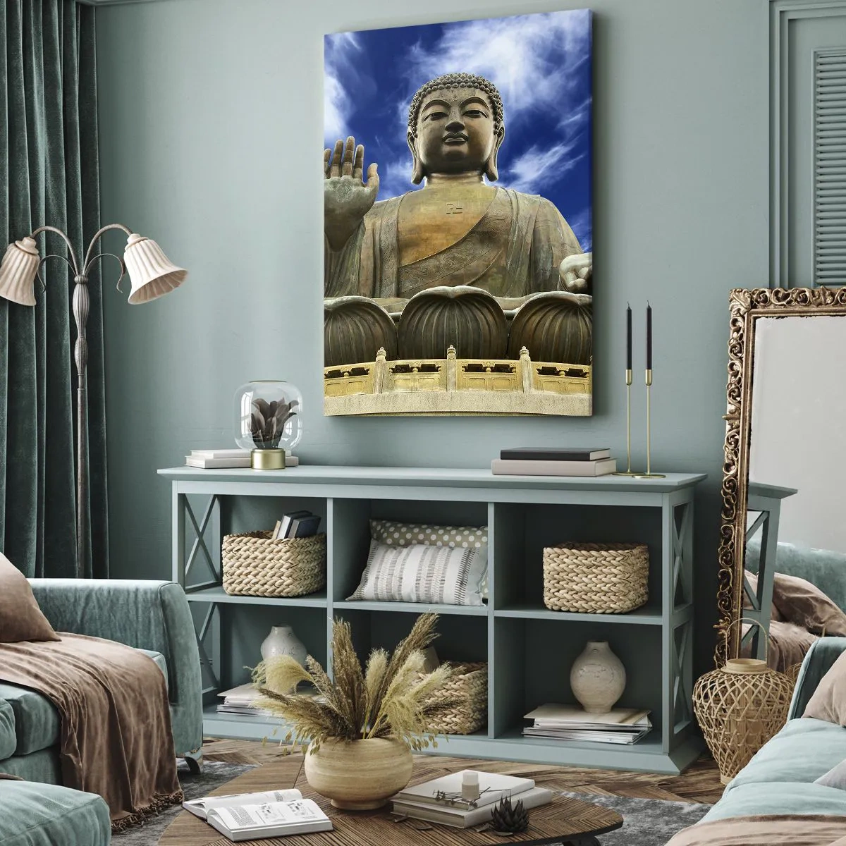 Obraz na plátně - Žij beze strachu - 50x70 cm