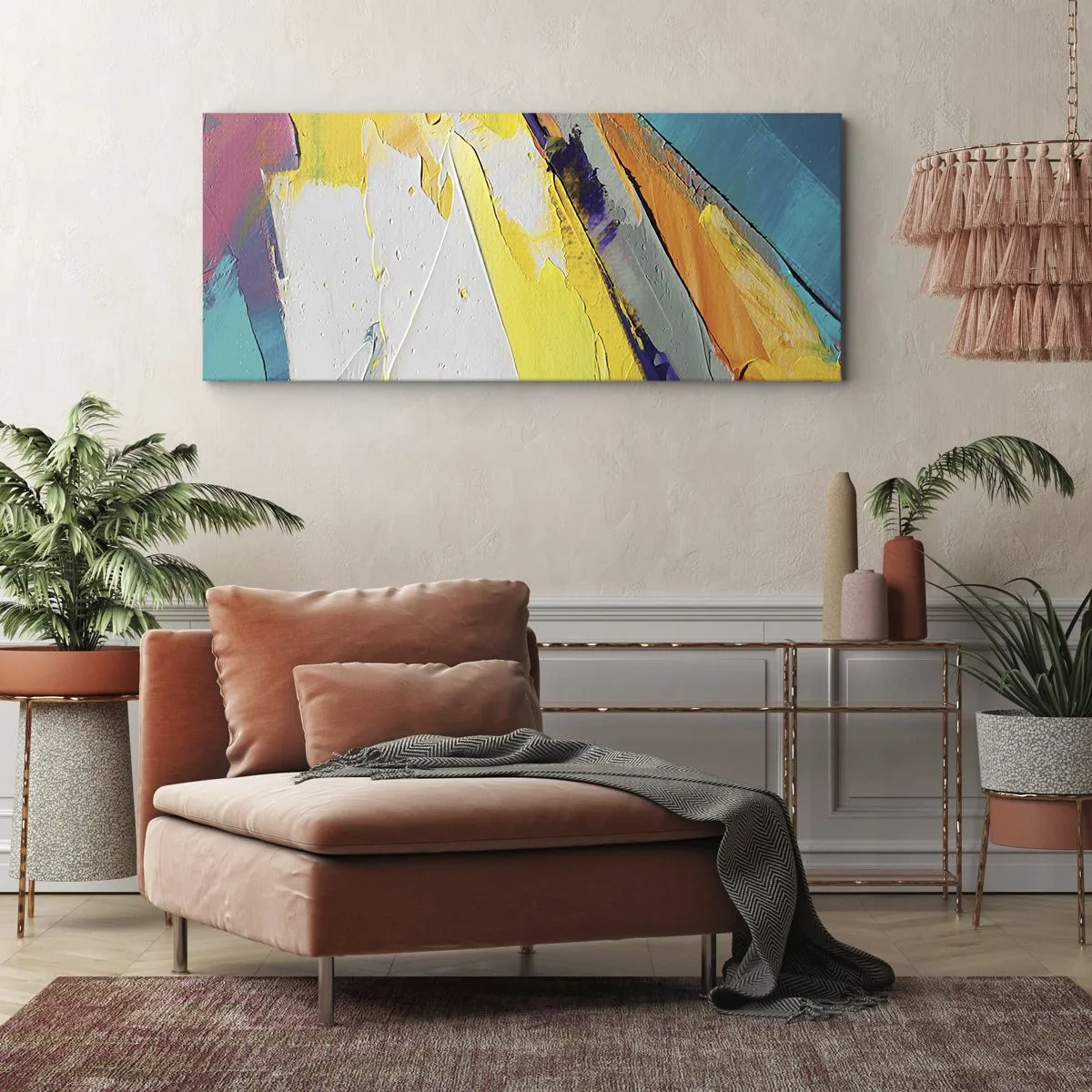 Obraz na plátně - Anatomie světla - 160x50 cm