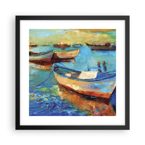 Plakát v černém rámu - V jižním zálivu - 40x40 cm