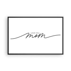 Plakát v černém rámu - Velké emoce - 91x61 cm