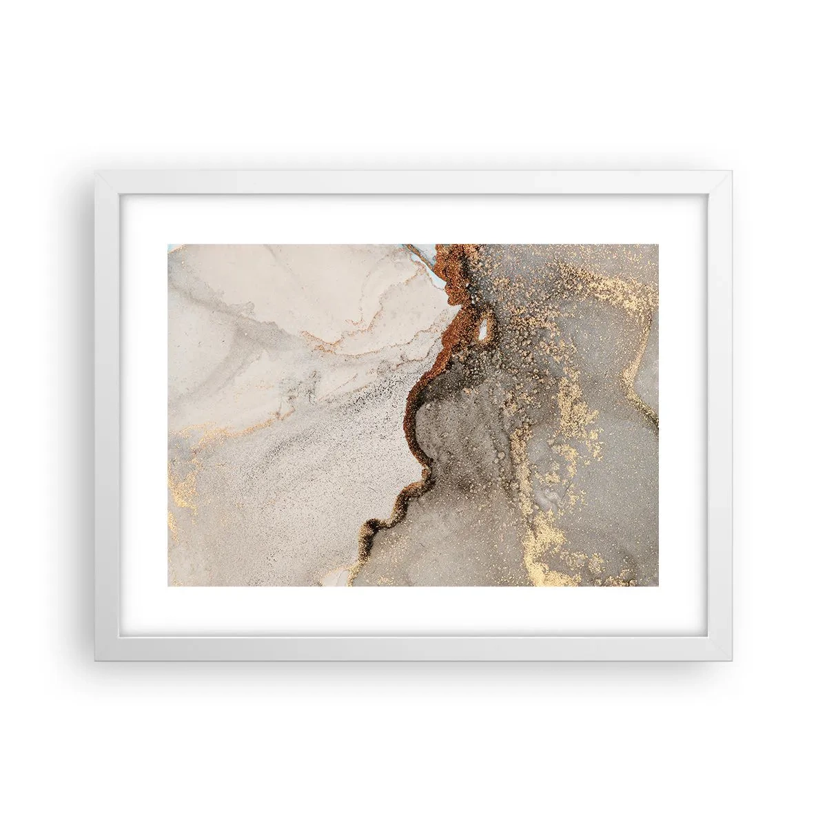 Plakát v bílém rámu - Na hranici barev - 40x30 cm