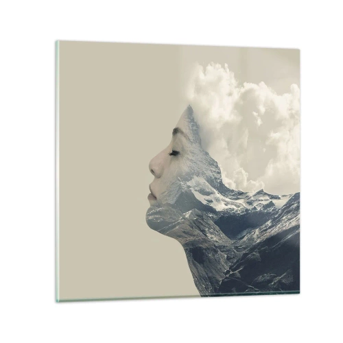 Obraz na skle - Krása živlů - 70x70 cm