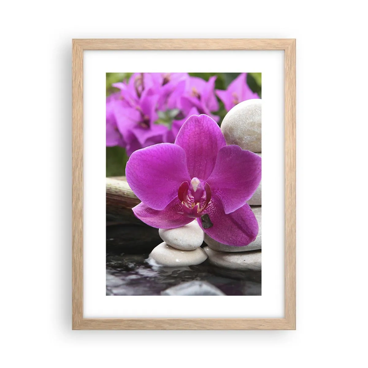 Plakát v rámu světlý dub - Už odpočíváš - 30x40 cm