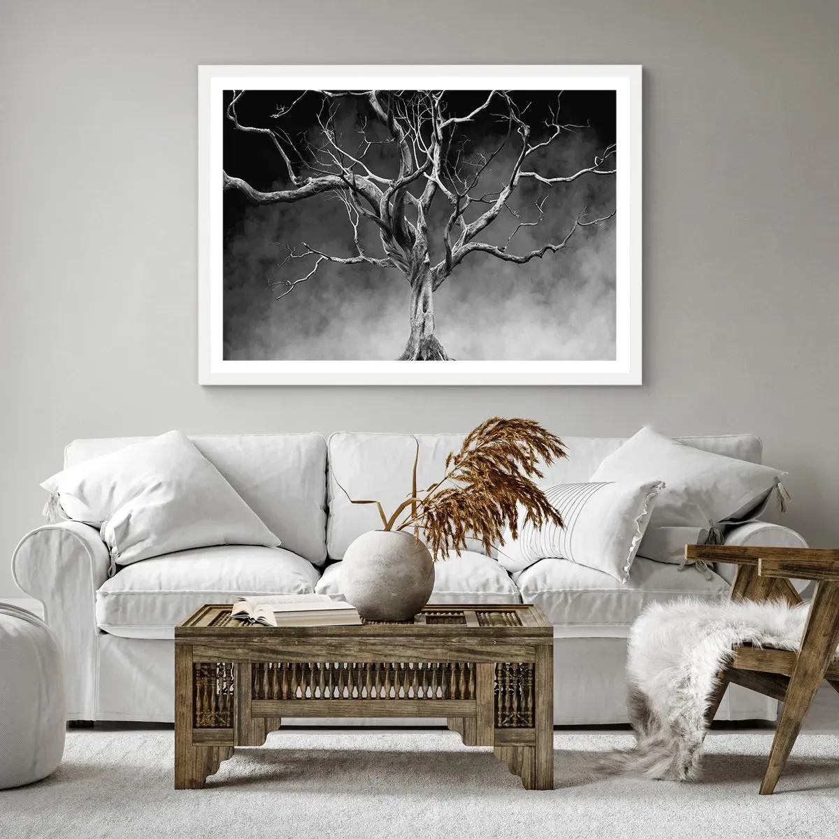Plakát v bílém rámu - Původní a svaté - 100x70 cm