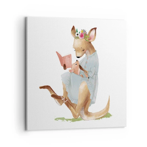 Obraz na plátně - Přečti mi, mami - 50x50 cm