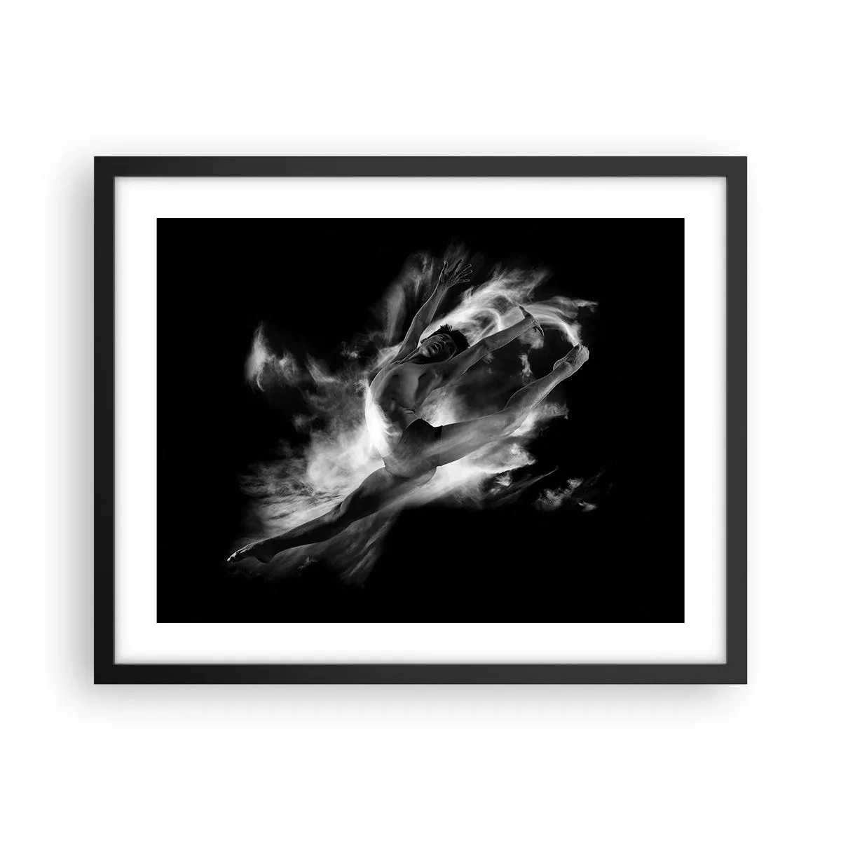 Plakát v černém rámu - Zastaven za letu - 50x40 cm