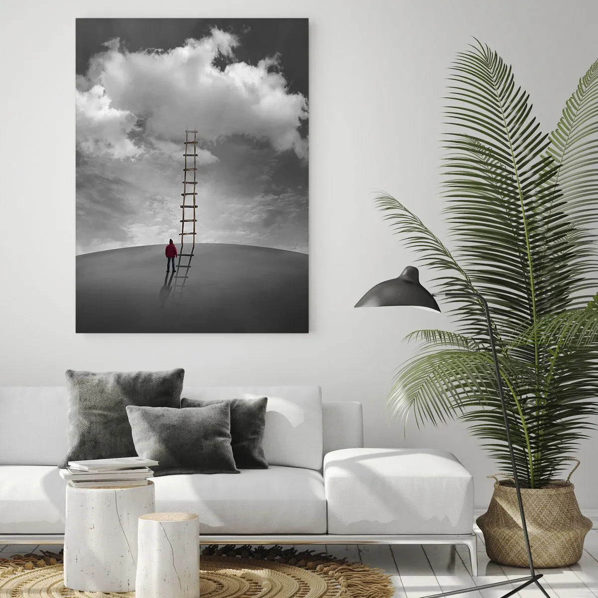 Obraz na skle - Všechno je možné - 50x70 cm
