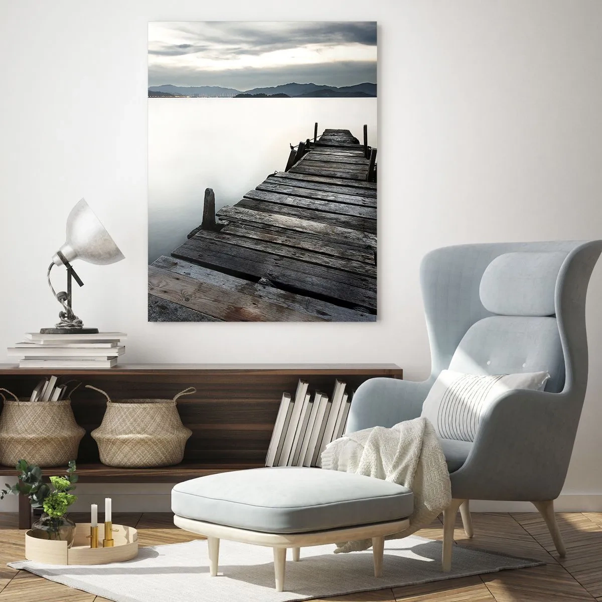 Obraz na skle - Ponořit se do klidu - 50x70 cm