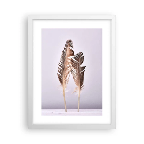 Plakát v bílém rámu - Proti nicotě - 30x40 cm