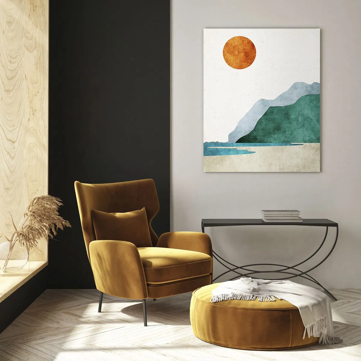 Obraz na skle - Prostě ideální krajina - 80x120 cm